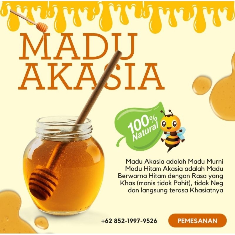 

Madu hitam Akasia Asli