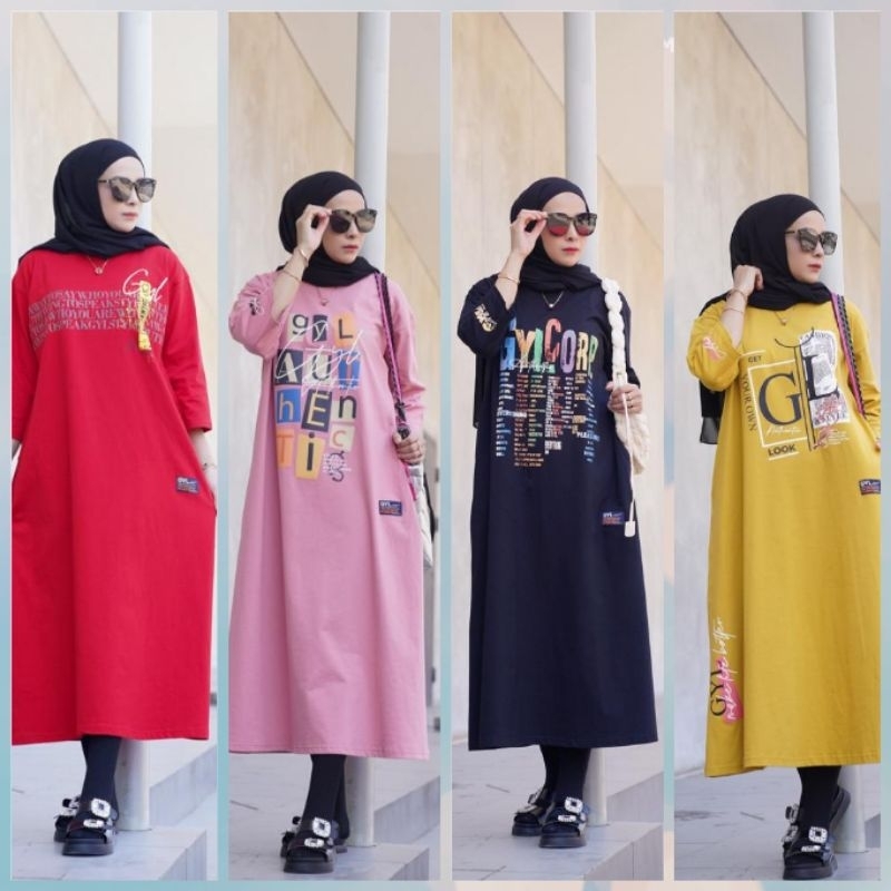 LONG TUNIK KAOS GYL TERBARU