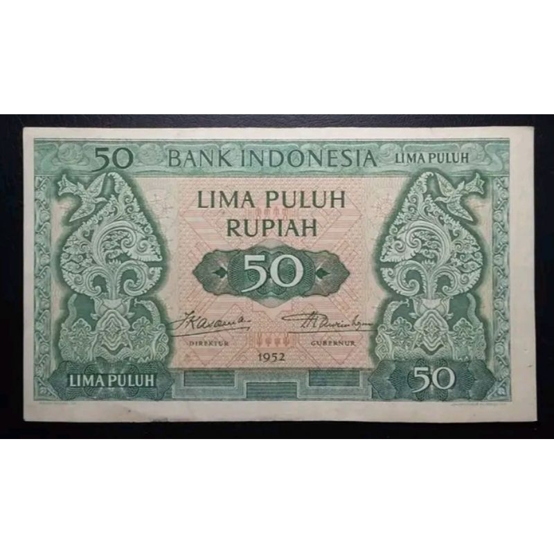 Koleksi 50rupiah budaya 1952