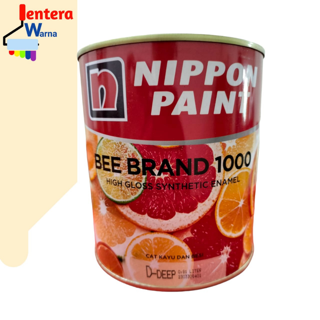 NIPPON PAINT Cat Minyak Kayu Besi Bee Brand 1000 1Kg