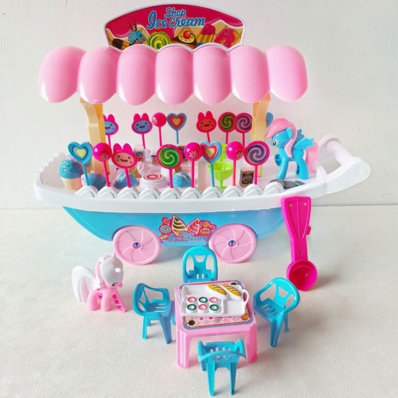 Mainan Gerobak Es Krim Sweet Cart Ukuran Besar