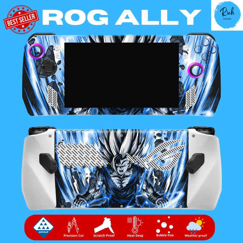 Garskin skin pelindung ROG ALLY bisa custom anime 1