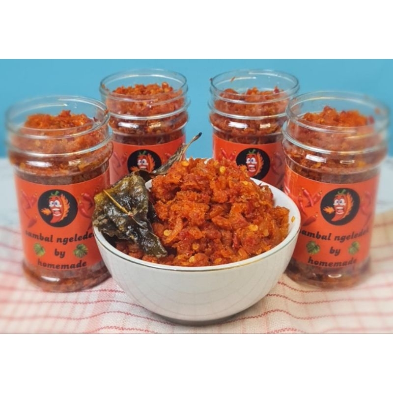 

Hy_kitchen Ebi Kering sambal, Ebi Sambal Pedas,Sambal Ulek Ngeledek Homemade 150gr