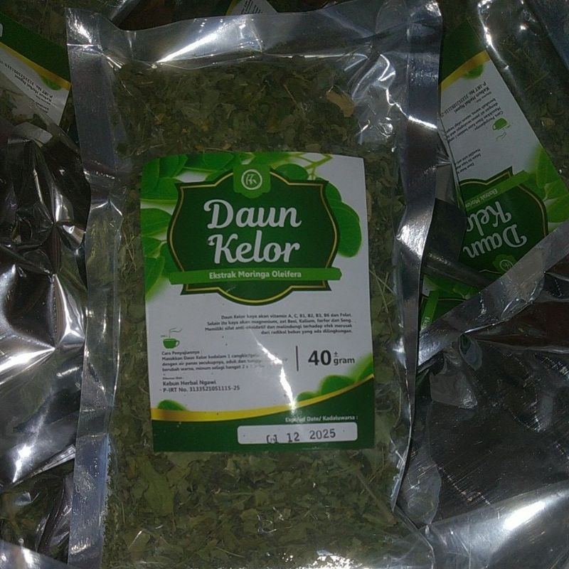 

daun kelor curah original murni 40 gram