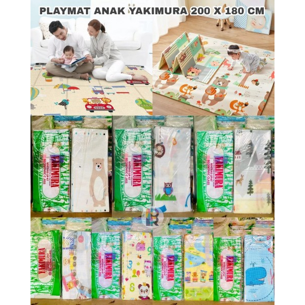PLAYMATE TIKAR LIPAT KARAKTER UKURAN 180X200 TEBAL 6MM ANTI AIR