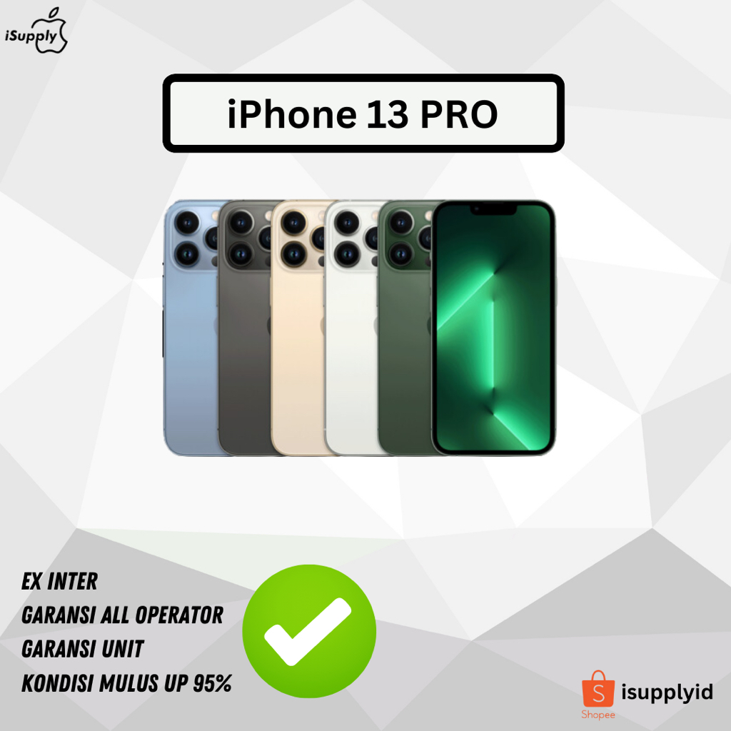 iPhone 13 Pro 128 GB &amp; 256 GB Second Inter