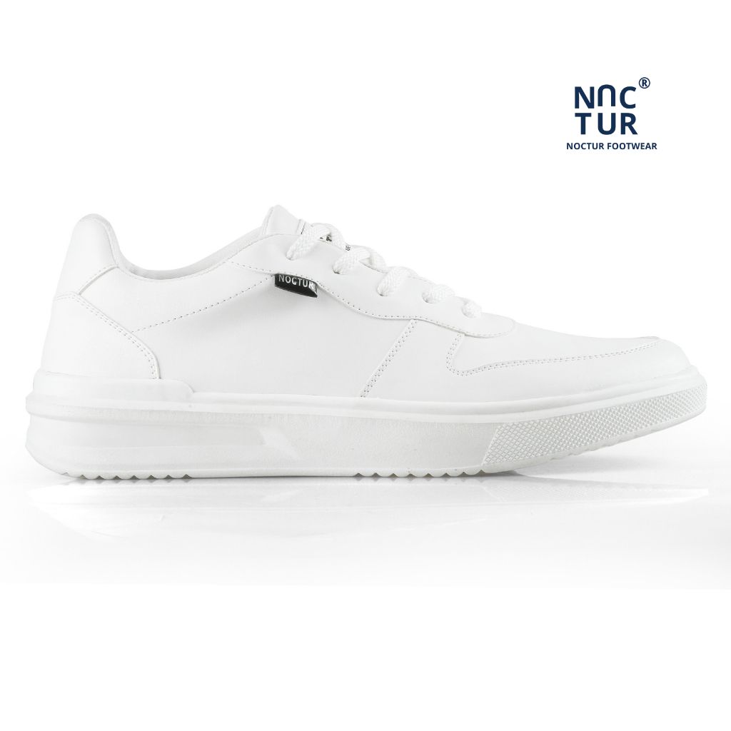 NOCTUR - Nicholas Full white - Sepatu Pria Putih R-006