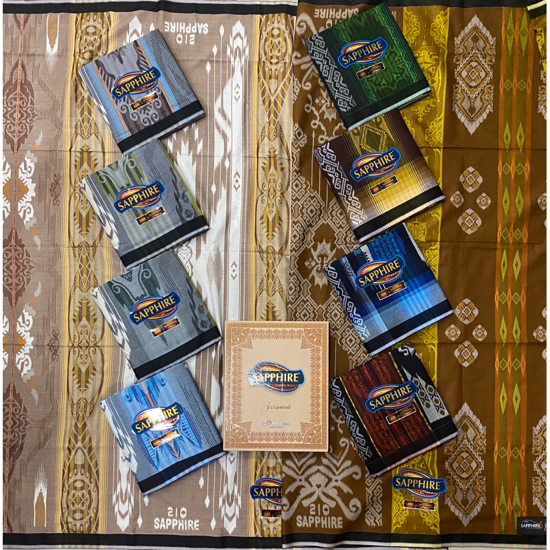 SARUNG SAPPHIRE JLTK || SAPPHIRE JLMK JACQUARD TERBARU