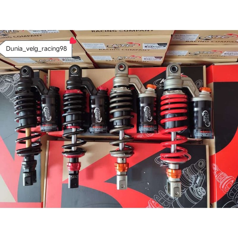 SHOCK BREAKER MOTOR BELAKANG KTC EXTREME DOUBLE CLICK UNTUK MATIC UKURAN 310MM-325MM MIO/BEAT/SCOOPY