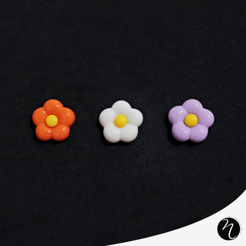 Resin Bunga 3D  (BUKAN MANIK-MANIK)