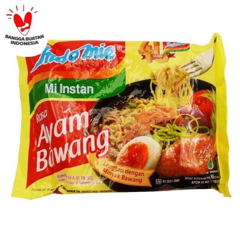 

Indomie kuah rasa ayam bawang dan soto