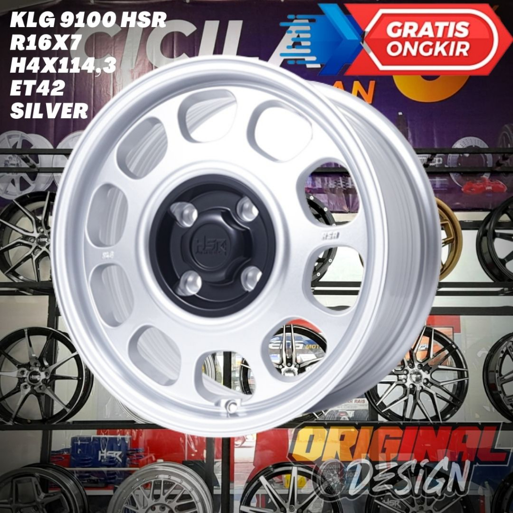 Velg Mobil Ring 16 HSR KLG R16 Untuk Kijang , Avanza , Livina , Confero