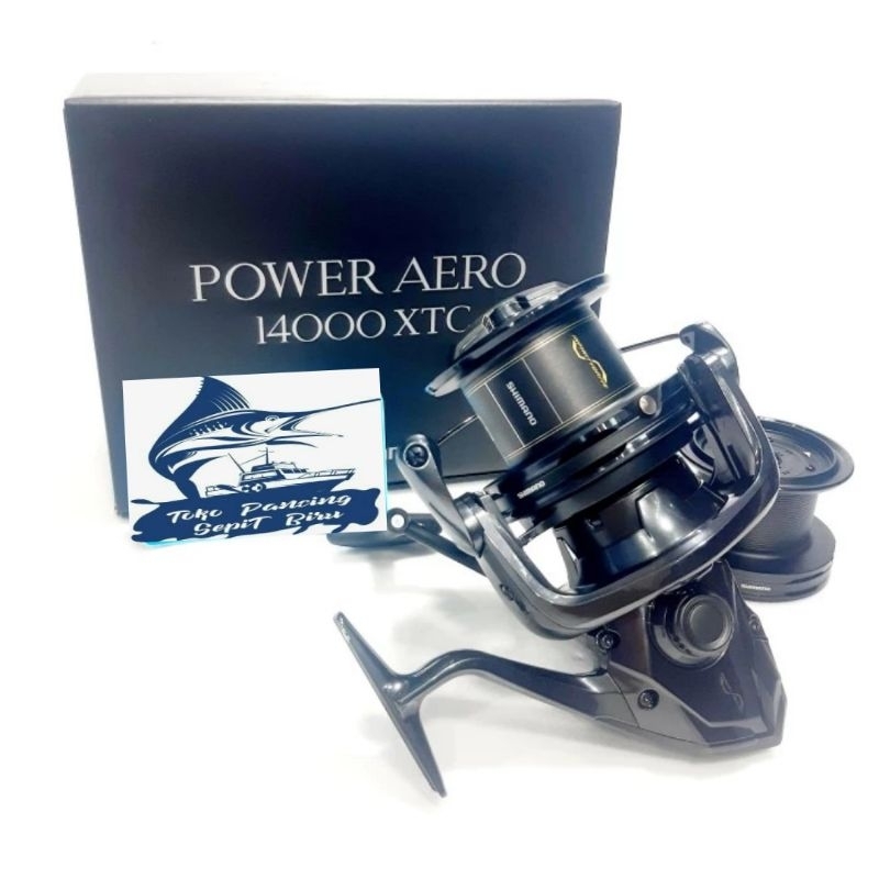 REEL SHIMANO POWER AERO 14000XTC NEW 2023 | REEL SPINNING | REEL PANCING | ALAT PANCING | GULUNGAN P