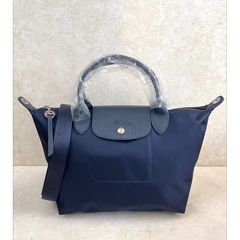 LC Le Pliage Neo Small Nylon top handle bag Navy