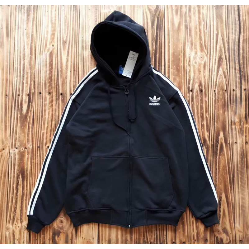 SWEATHER|HOODIE ZIPPER ADIDAS STRIP 3FOIL