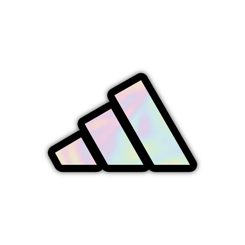 

sticker adidas, stiker hologram satuan- Z003