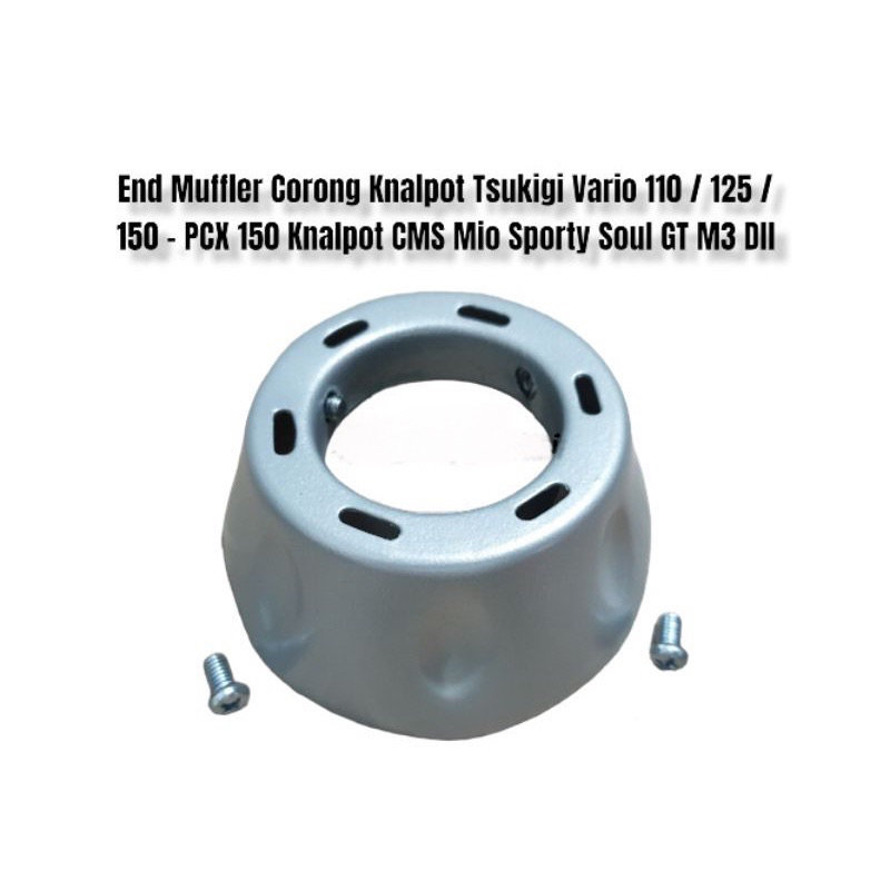 End Muffler/Corong Knlpot/Moncong knalpot vario 110 vario 125 vario 150 pcx cms Universal Original