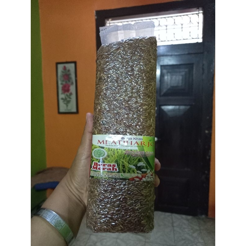 

Beras Merah atau Beras Coklat Organik 1kg Pure Rice Mpasi. merk dan kemasan sesuai ketersediaan.