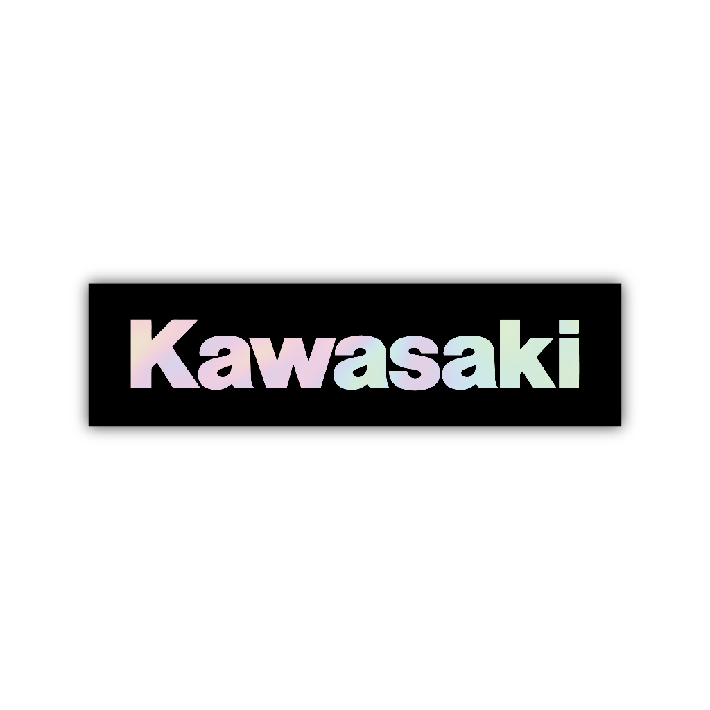 

sticker kawasaki, stiker hologram satuan- Z034