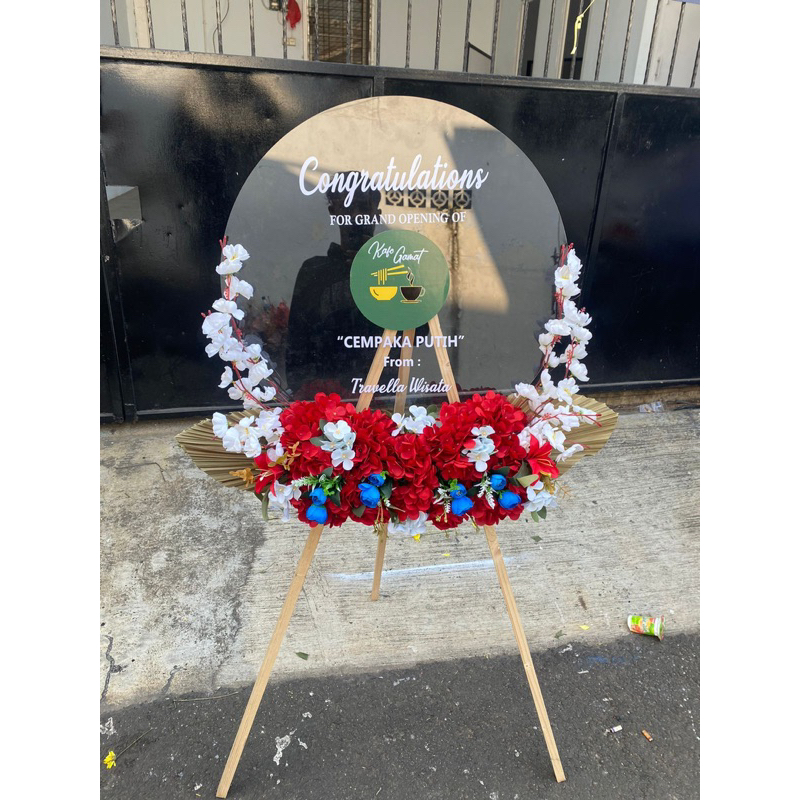 Jiwoness - Papan Bunga Acrylic / papan bunga akrilik / papan bunga selamat / papan bunga ucapan