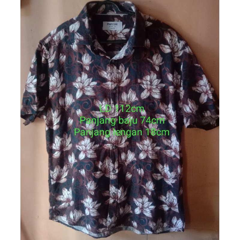 Kemeja Pria XL/Kemeja Dewasa Pria Batik Cowok Dewasa/Batik Dewasa XL bekas Murah/Batik Dewasa Prelov