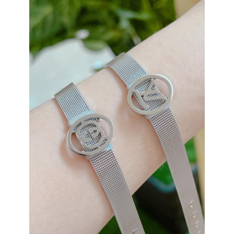 Gelang titanium silver model jam tangan