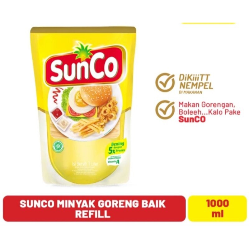 

Minyak Goreng SunCo Refill 1 Ltr