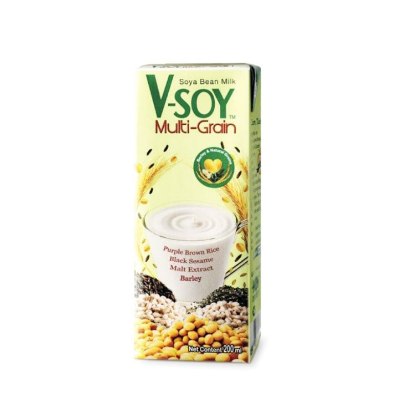 

V-SOY Soya Bean Milk Susu Kacang Kedelai 200 ml