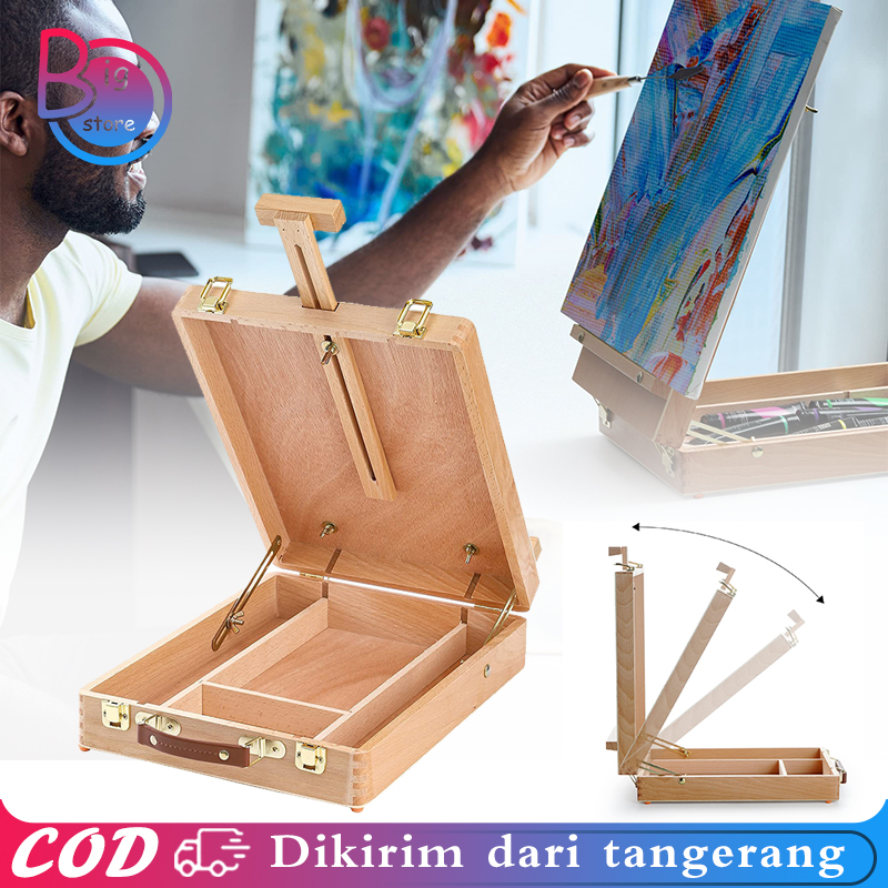 

Portabel Drawing Board Easel Meja Table Easel Artist Display Table Top Papan Gambar