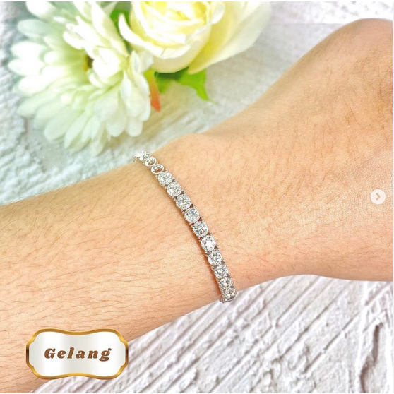 Elco Jewellery - Gelang Berlian Eropa F Vvs | GBRT-00113SH Berkualitas dan Bergaransi