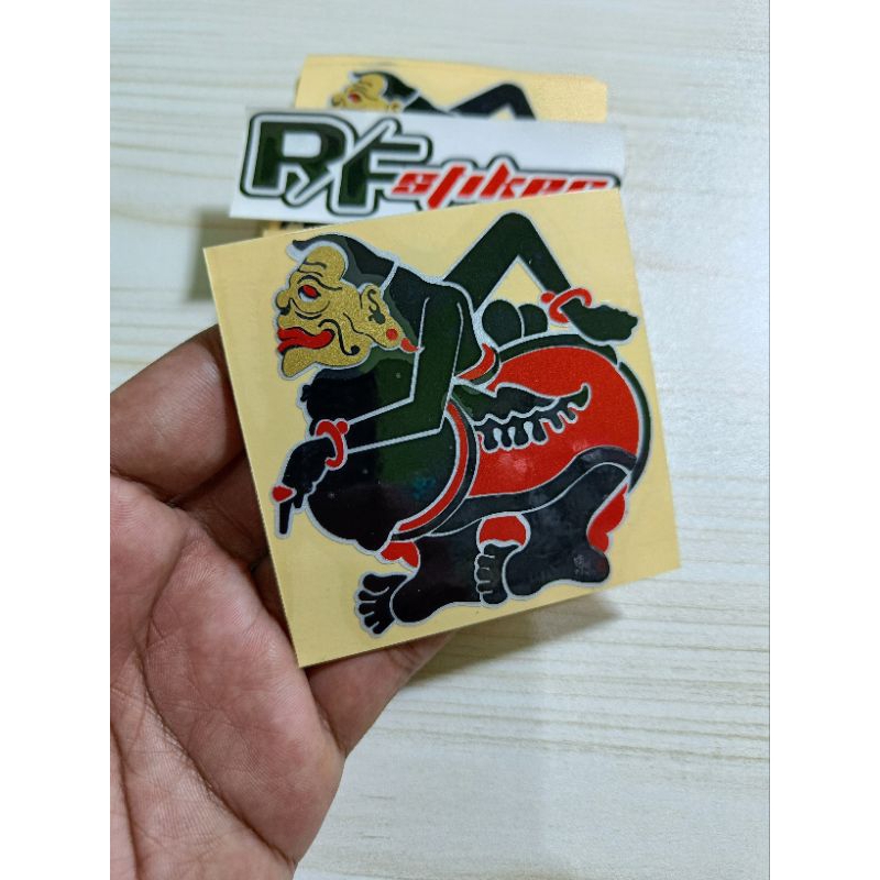 Stiker sticker Semar cutting stiker wayang semar
