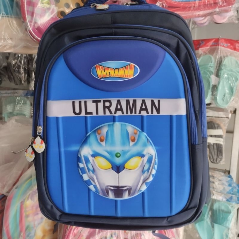Tas Ransel Anak Embos Import Ultraman Gambar Timbul