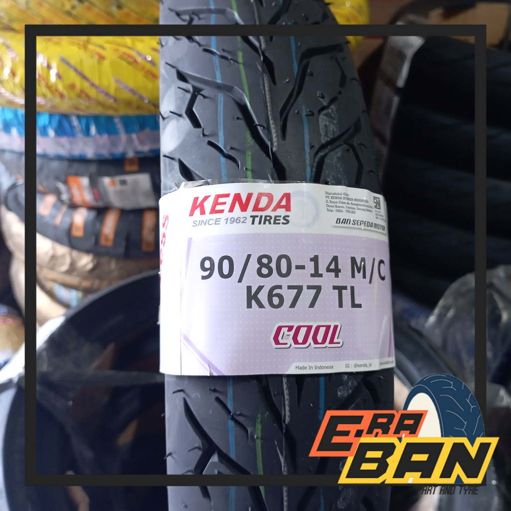BAN KENDA THORAX K677 90 80 RING 14 TUBELESS