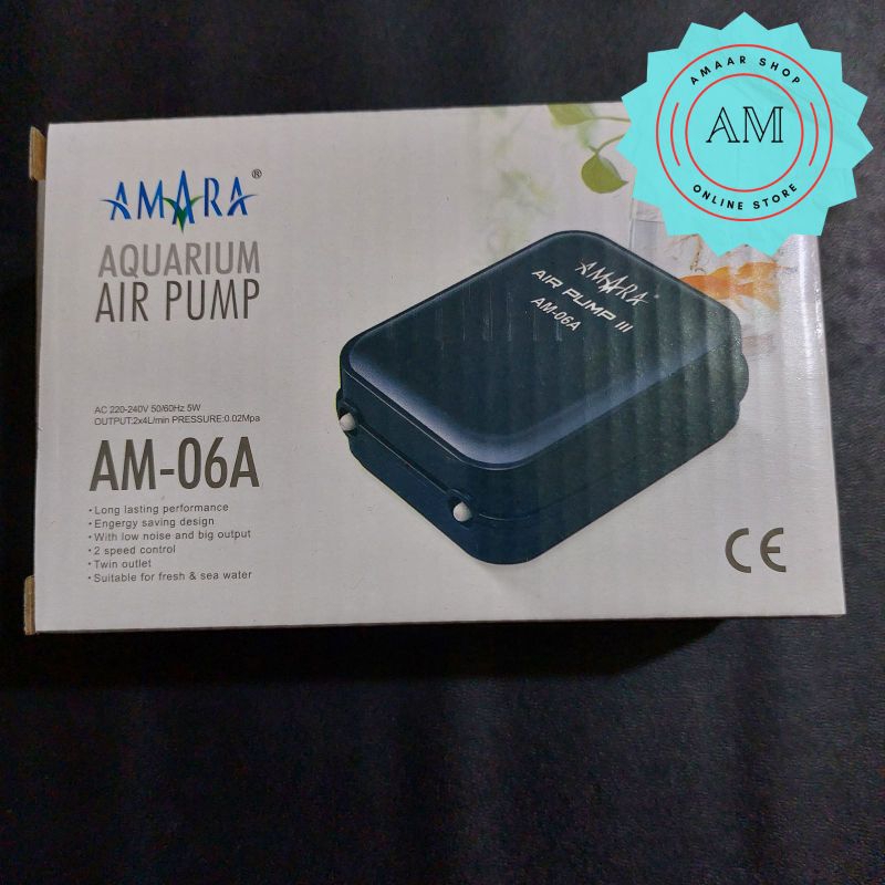 MESIN AERATOR AM-06A / MESIN OKSIGEN AM - 06A / MESIN GELEMBUNG AMARA AM 06A