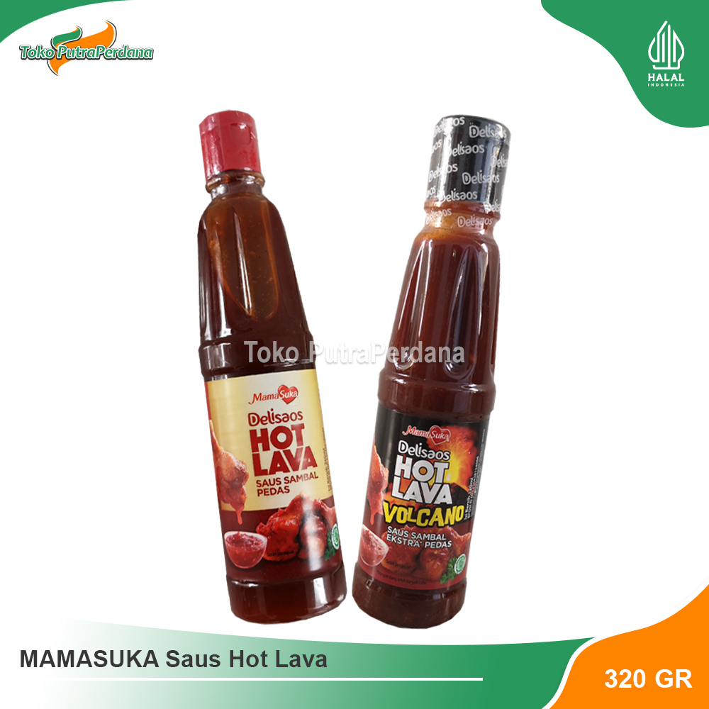 

MAMASUKA Saos/Saus Hot Lava 320gr (Botol)