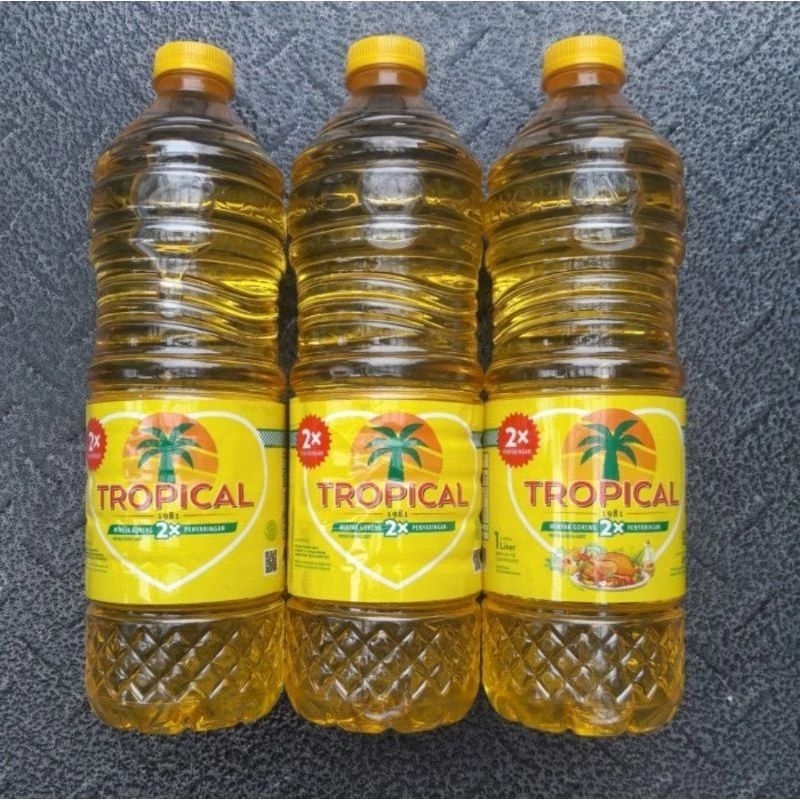 

minyak GORENG TROPICAL 1 LITER BOTOL