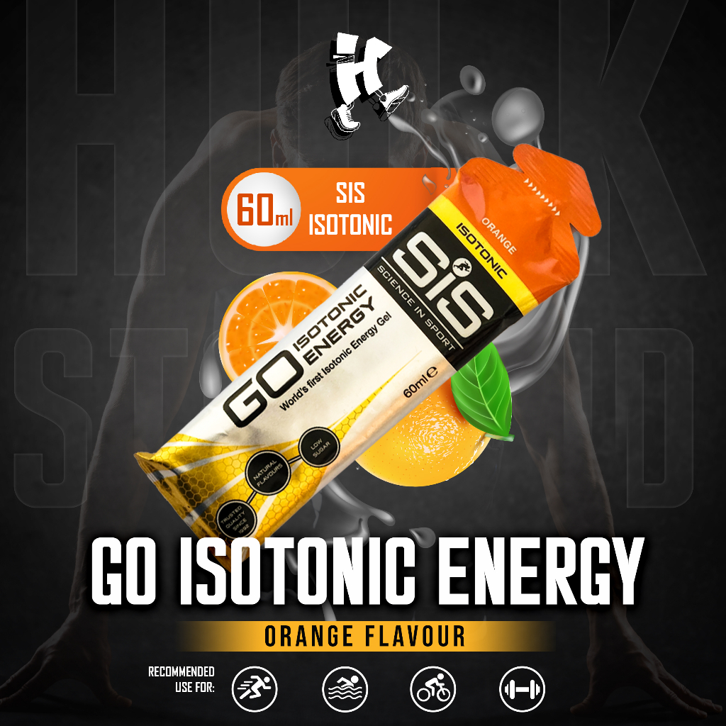 SIS GO Energy Gel Orange Isotonic 60ml Penambah Energi Olahraga