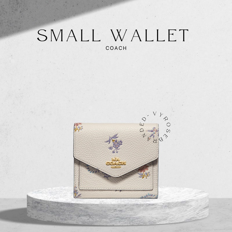 COACH Small Wallet with Floral Print