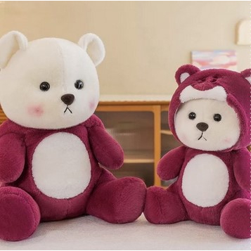 Boneka Lotso Bear Hoodie BESAR Teddy Bear Lotso BESAR