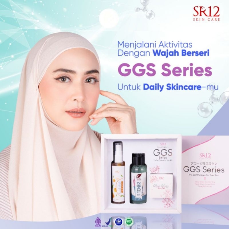 PAKET CREAM PEMUTIH WAJAH KOREA BPOM AMPUH - PAKET GLOW GLAS SKIN GGS SR12 - GLOWING 7 HARI