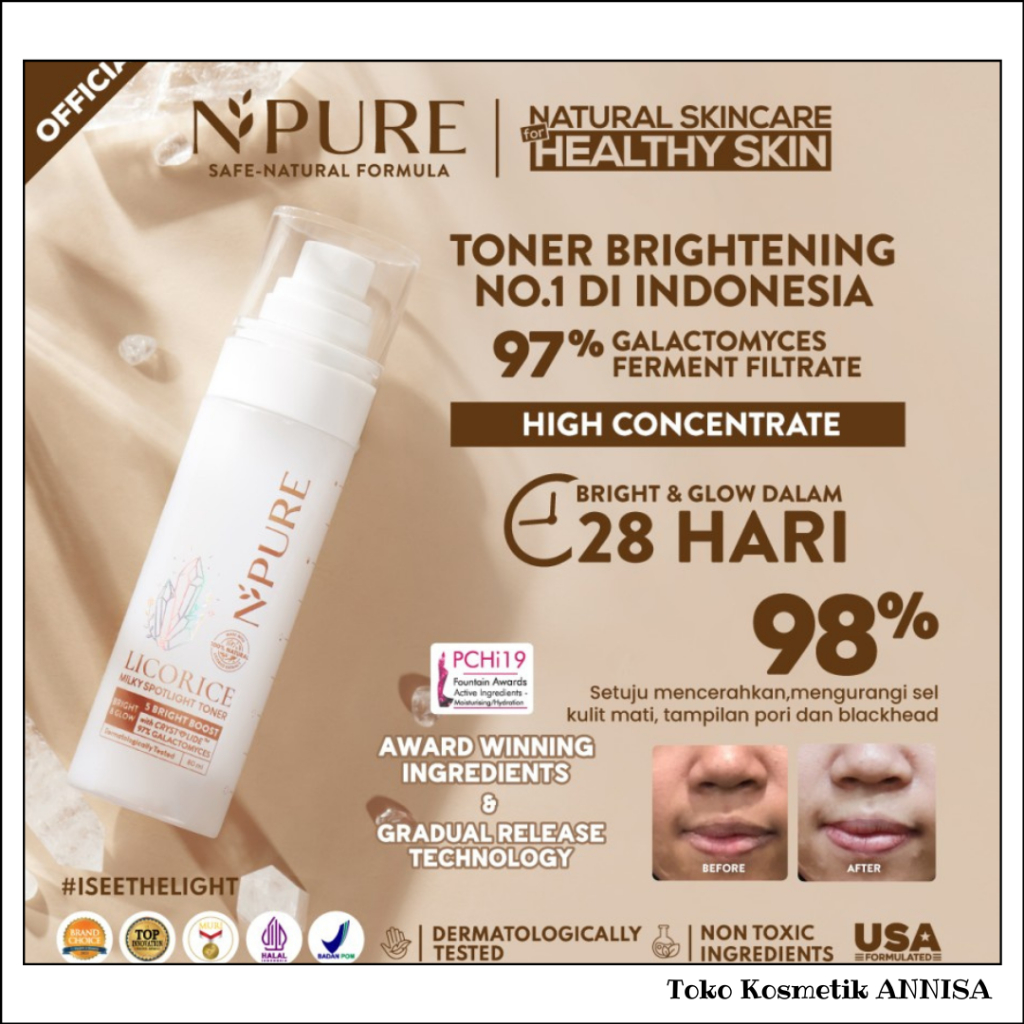 NPURE Licorice Milky Spotlight Toner
