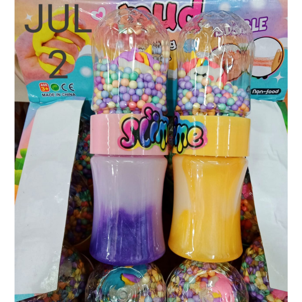 Slime Crystal Mud gliter mainan slime anak anak