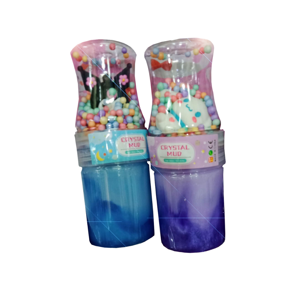 Slime Crystal Mud gliter mainan slime anak anak