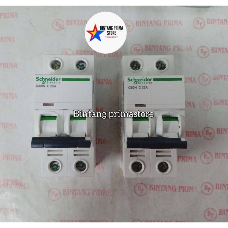 MCB IC60N 2P 25A / 2Pole 25A IC60N Schneider
