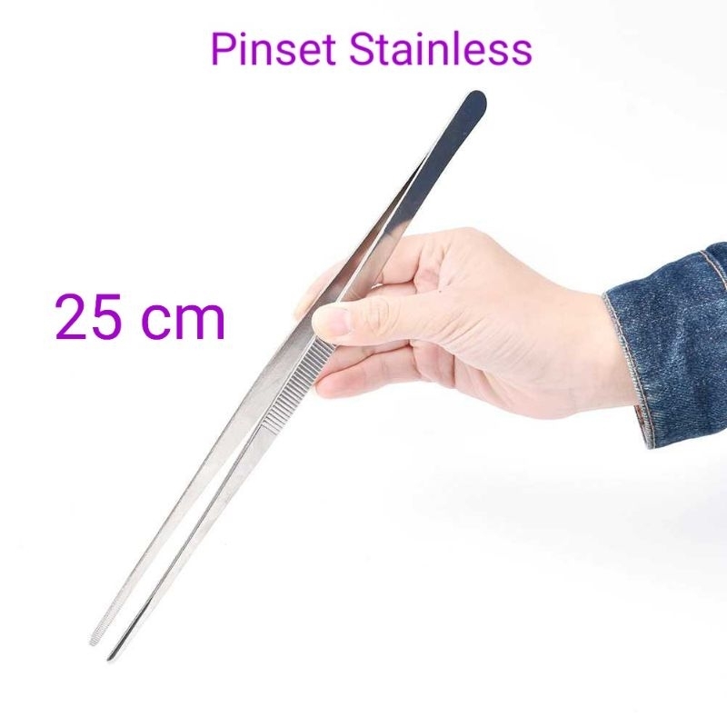 Pinset Panjang 25 cm Pinset Aquascape Hias