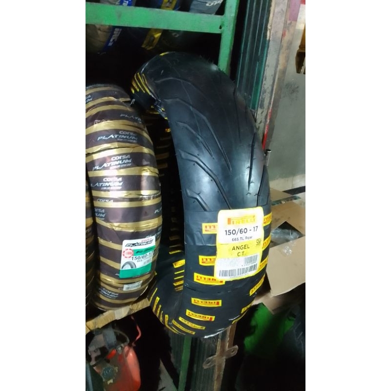 ban motor berkualitas pirelli angel city 150/60-17 new for r25 vixion mt25 ninja250 zx25 byson