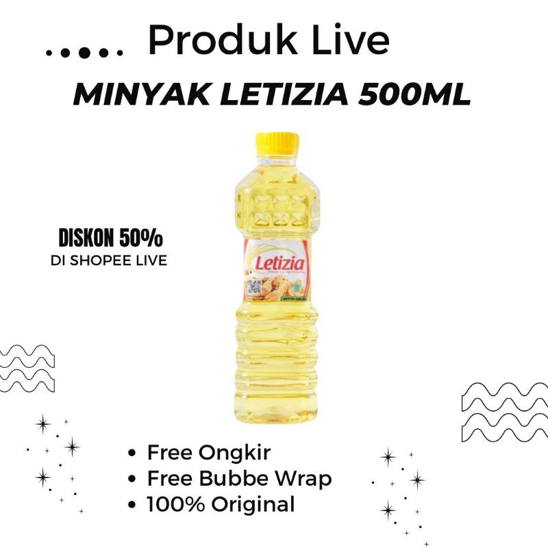 

MINYAK LETIZIA 500ML