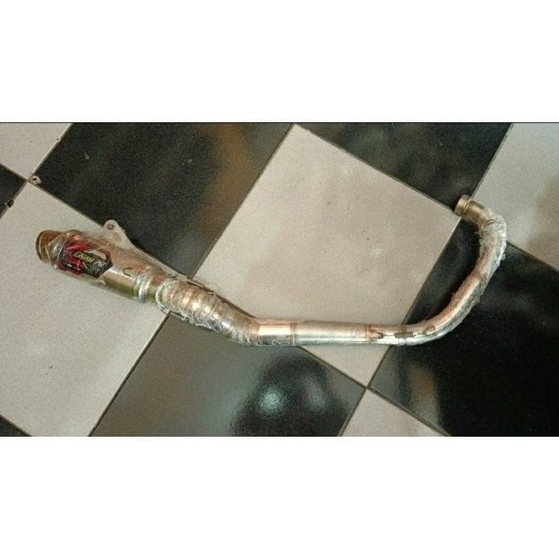 KNALPOT CREAMPIE SUZUKI FU STANDAR PORTING ASLI JOGJA