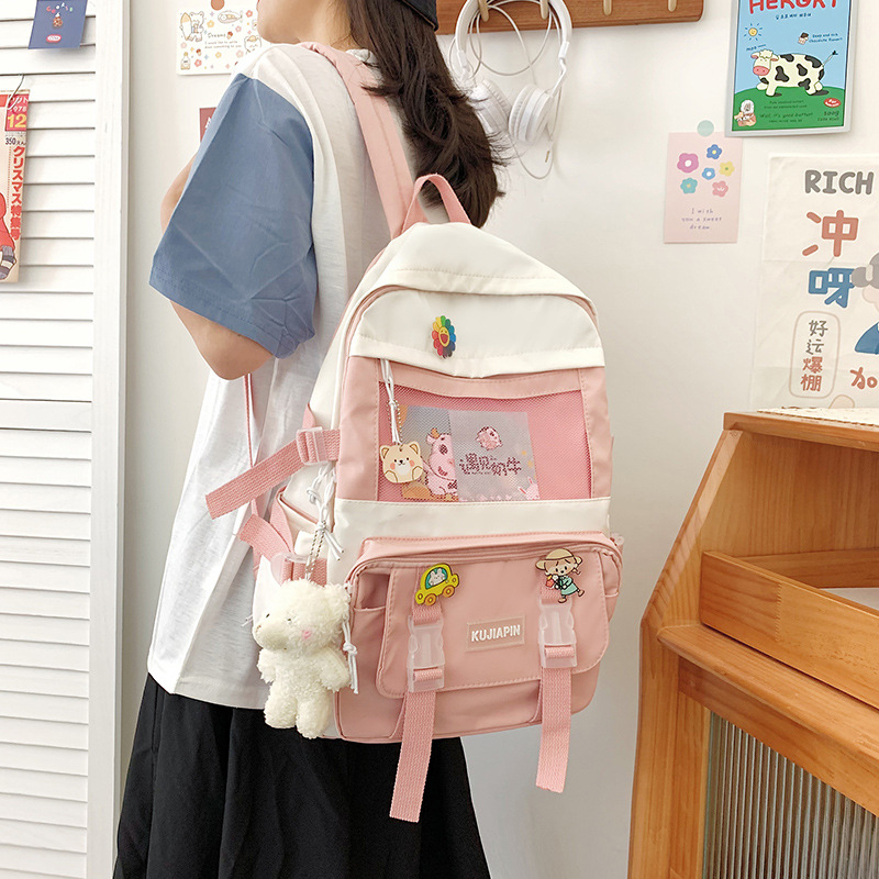 Tas Sekolah Import Korean Style / Tas Sekolah Remaja  / Tas Sekolah SMA SMP / Tas Ransel Wanita