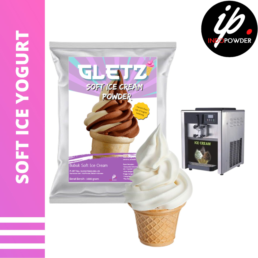 

SOFT ICE CREAM YOGURT 1Kg - Bubuk Es Krim YOGURT - Bubuk Es Krim - SOFT ICE CREAM Powder 1Kg